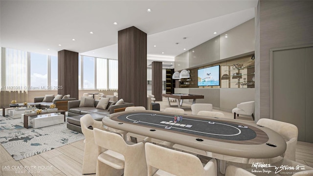 333 Las Olas Way Unit 804, Fort Lauderdale, FL 33301 - playroom with recessed lighting