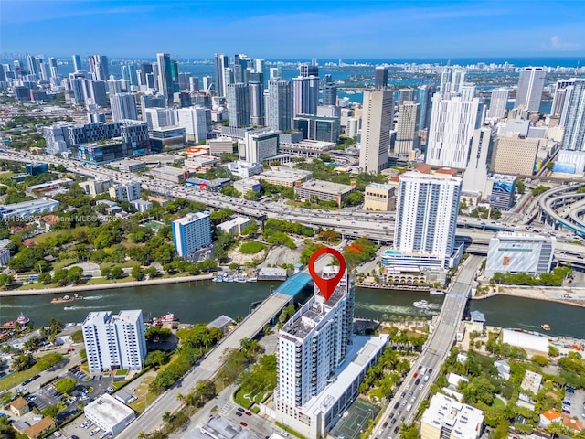 10 SW S River Dr Unit Phi03, Miami, FL 33130 - view of urban area featuring a large body of water