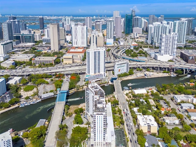 10 SW S River Dr Unit Phi03, Miami, FL 33130 - view of property location with a large body of water and nearby urban area