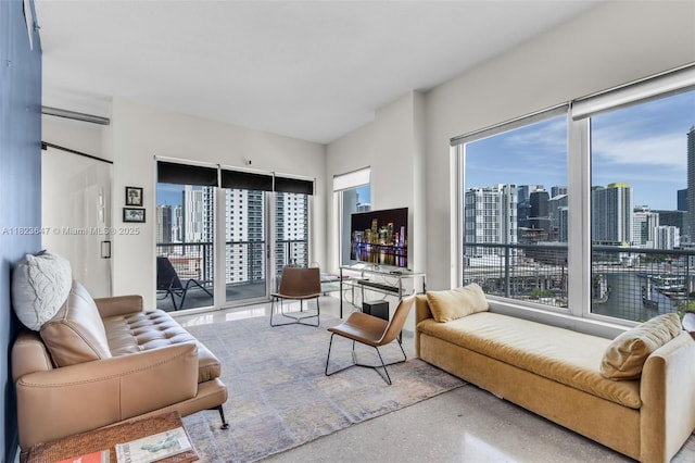 10 SW S River Dr Unit Phi03, Miami, FL 33130 - living area featuring plenty of natural light