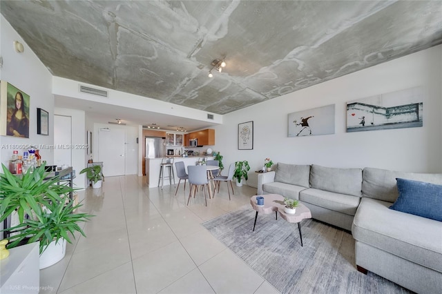 3250 NE 1st Ave Unit 1007, Miami, FL 33137 - living room with light tile patterned floors