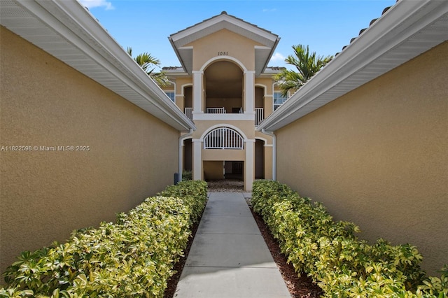 1051 Winding Pinces Cir Unit 203, Cape Coral, FL 33909 - entrance to property featuring stucco siding