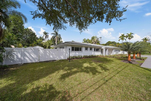 11530 NE 7th Ave, Biscayne Park, FL 33161 - view of yard with a gate