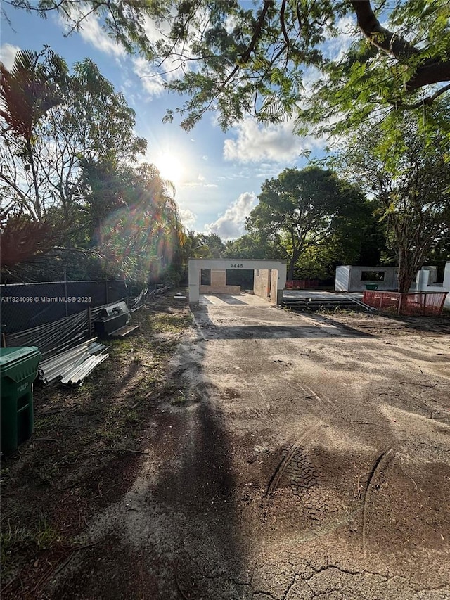 9445 SW 73rd Ave, Pinecrest, FL 33156 - view of front of house with driveway