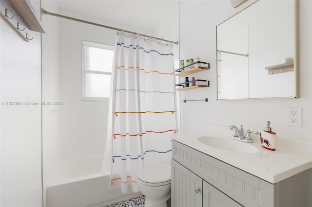 3422 SW 25th St, Miami, FL 33133 - bathroom featuring vanity and shower / bath combo