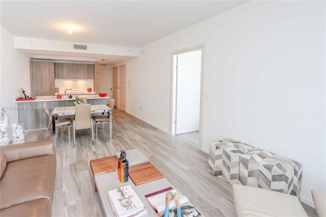 801 S Miami Ave Unit 3108, Miami, FL 33130 - living area with light wood-style floors