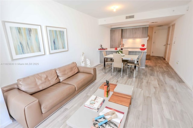 801 S Miami Ave Unit 3108, Miami, FL 33130 - living room with light wood-style flooring