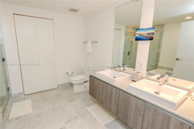 801 S Miami Ave Unit 3108, Miami, FL 33130 - full bath featuring double vanity and a shower stall