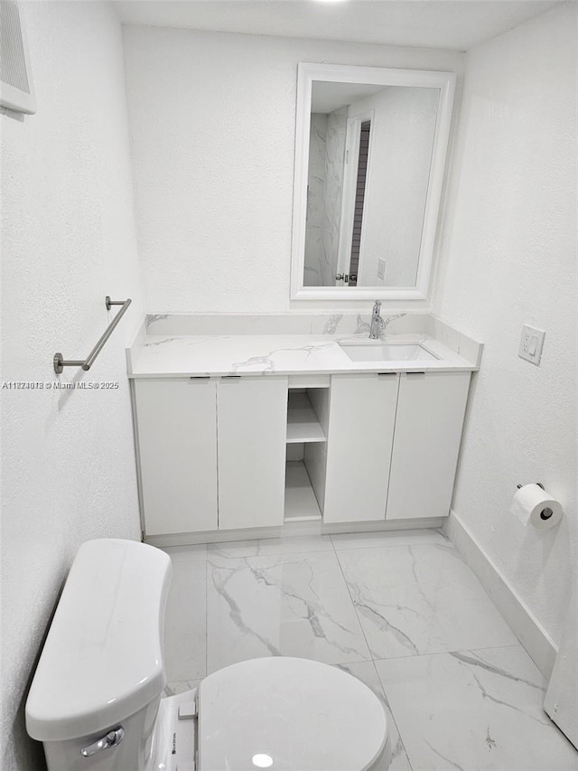 9440 Fontainebleau Blvd Unit 203, Miami, FL 33172 - bathroom featuring vanity and marble finish flooring