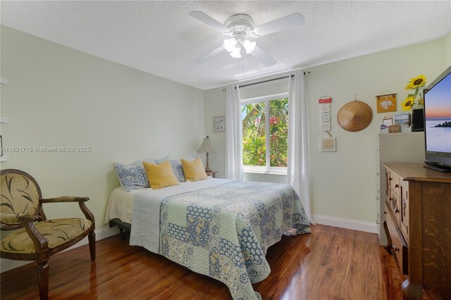 801 NW 156th Ave, Pembroke Pines, FL 33028 - bedroom featuring wood finished floors and ceiling fan