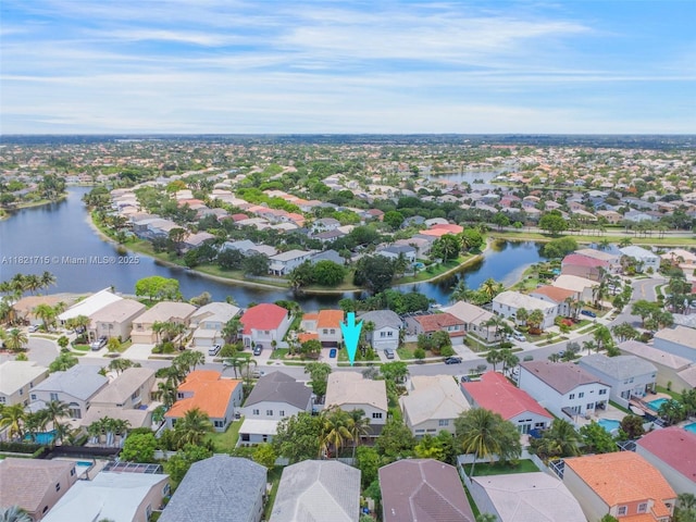 801 NW 156th Ave, Pembroke Pines, FL 33028 - aerial perspective of suburban area with a nearby body of water