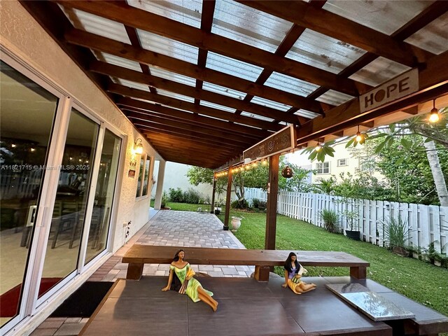 801 NW 156th Ave, Pembroke Pines, FL 33028 - view of wooden terrace