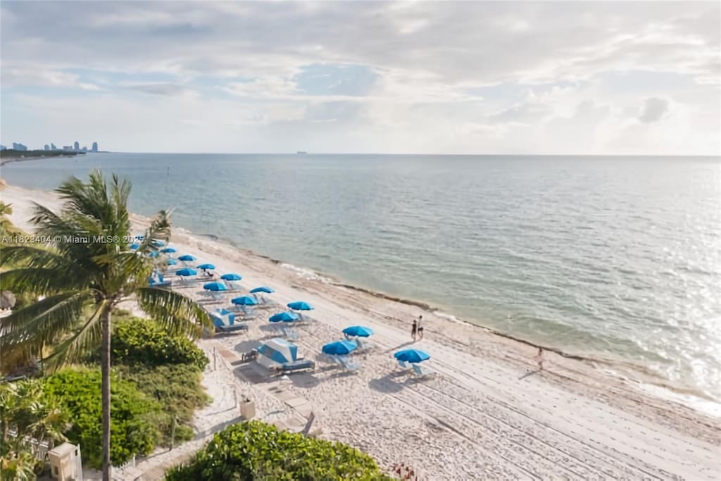 455 Grand Bay Dr Unit 210, Key Biscayne, FL 33149 - water view featuring local beach