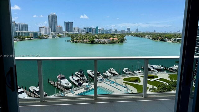900 Bay Dr Unit 906, Miami Beach, FL 33141 - water view with skyline