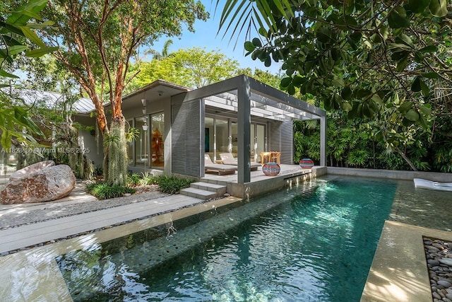 11 La Gorce Cir, Miami Beach, FL 33141 - outdoor pool featuring a patio area