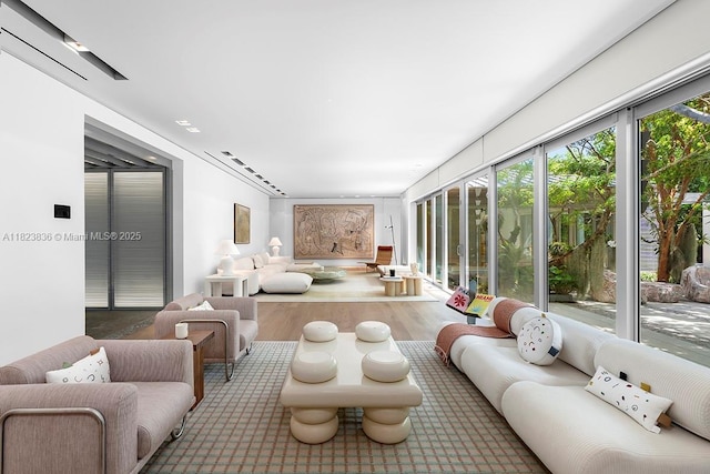 11 La Gorce Cir, Miami Beach, FL 33141 - sunroom with wood finished floors and plenty of natural light