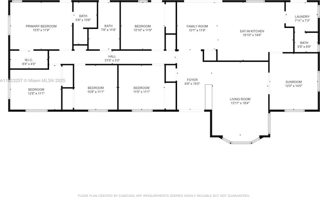 7340 SW 123rd Ter, Pinecrest, FL 33156 - view of home floor plan