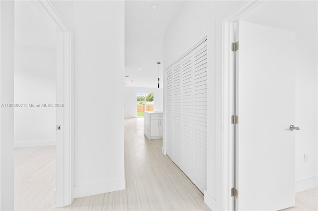 10741 SW 217th St, Miami, FL 33170 - hallway featuring light wood-type flooring