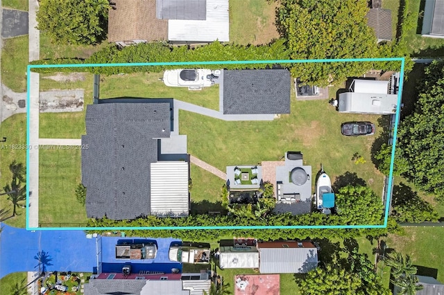 10371 SW 146th St, Miami, FL 33176 - aerial view of property's location with property boundaries highlighted