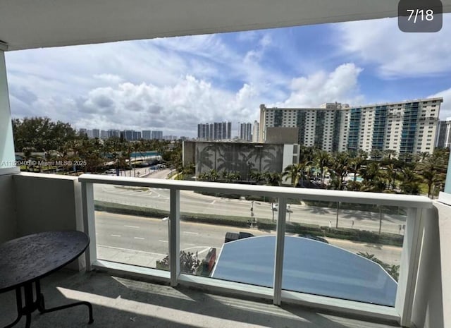 19201 Collins Ave, Sunny Isles Beach, FL 33160 - balcony featuring a view of city