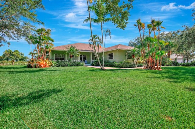 20406 SW 54th Pl, Pembroke Pines, FL 33332 - view of front of house featuring a front yard