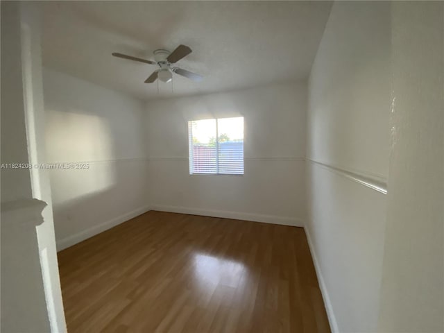 18942 NW 86th Ct, Hialeah, FL 33015 - empty room featuring wood finished floors and ceiling fan