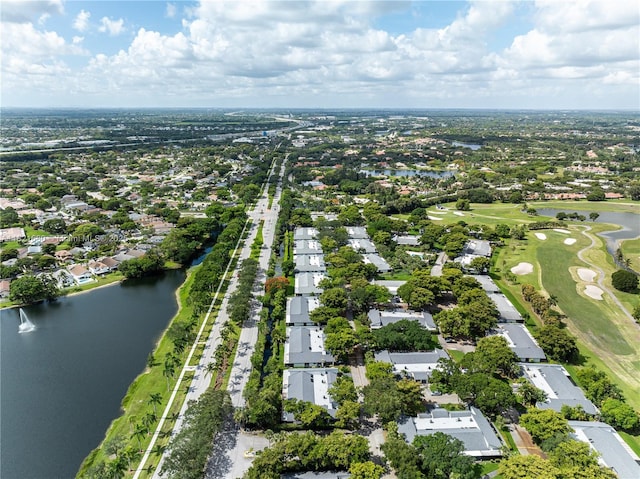 272 Fairway Cir Unit 98, Weston, FL 33326 - aerial view of residential area featuring a nearby body of water and a golf club