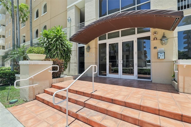 2425 SW 27th Ave Unit 705, Miami, FL 33145 - view of exterior entry featuring french doors