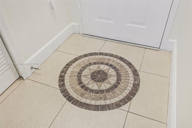 2425 SW 27th Ave Unit 705, Miami, FL 33145 - detailed view of inlaid floor details and baseboards