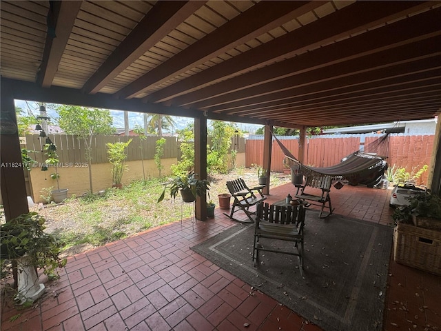 1000 SW 136th Pl, Miami, FL 33184 - fenced backyard with a patio