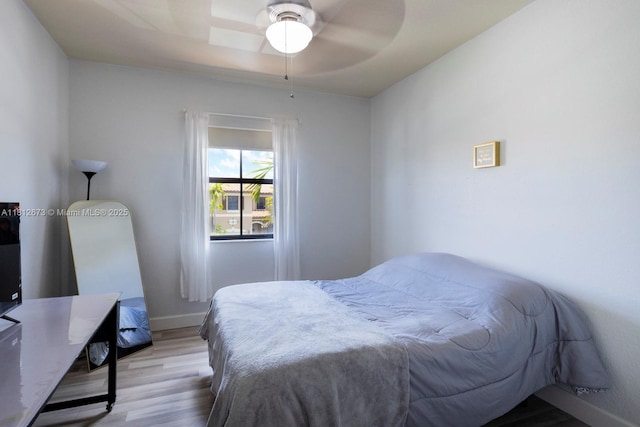 3324 W 90, Hialeah, FL 33018 - bedroom with wood finished floors and a ceiling fan