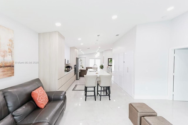 3813 SW 149th Pl, Miami, FL 33185 - living area featuring recessed lighting