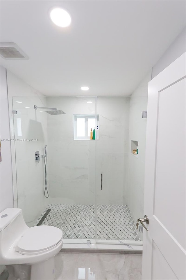 3813 SW 149th Pl, Miami, FL 33185 - full bath with a stall shower and recessed lighting