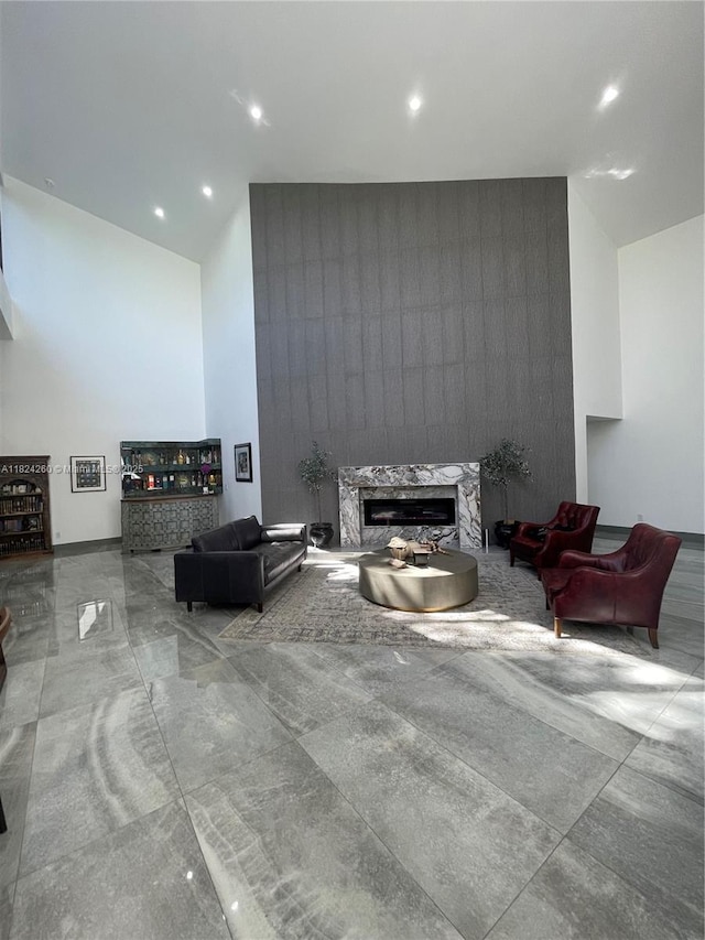 5811 SW 33rd Ter, Hollywood, FL 33312 - community lobby featuring high vaulted ceiling and recessed lighting