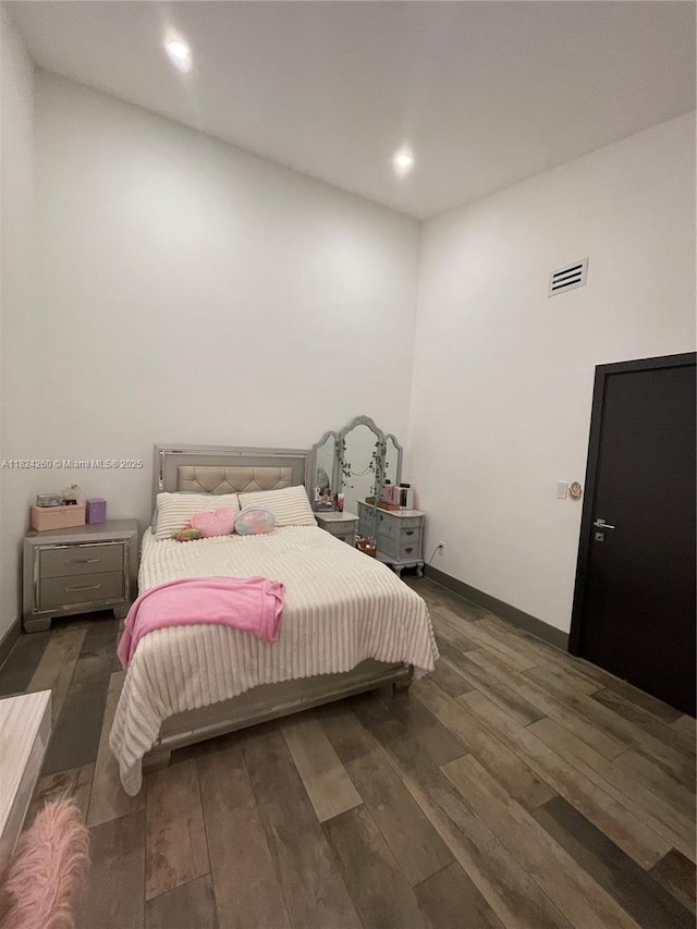 5811 SW 33rd Ter, Hollywood, FL 33312 - bedroom with wood finished floors and recessed lighting