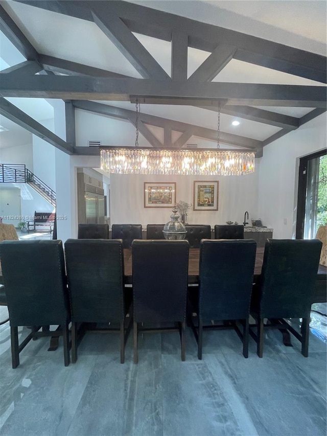5811 SW 33rd Ter, Hollywood, FL 33312 - dining room with a chandelier