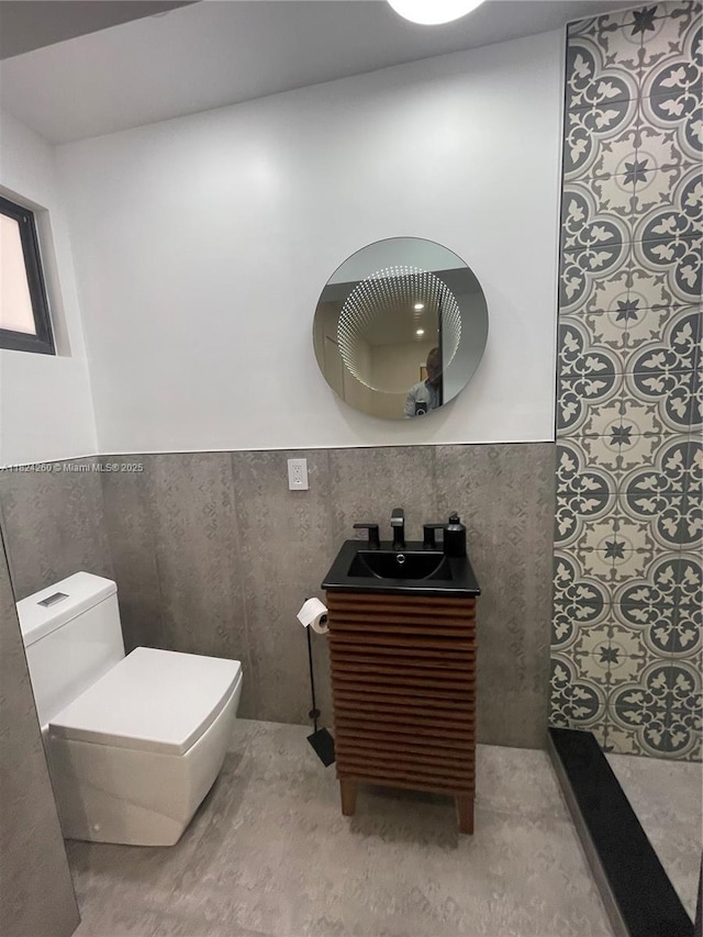 5811 SW 33rd Ter, Hollywood, FL 33312 - bathroom with a wainscoted wall and vanity