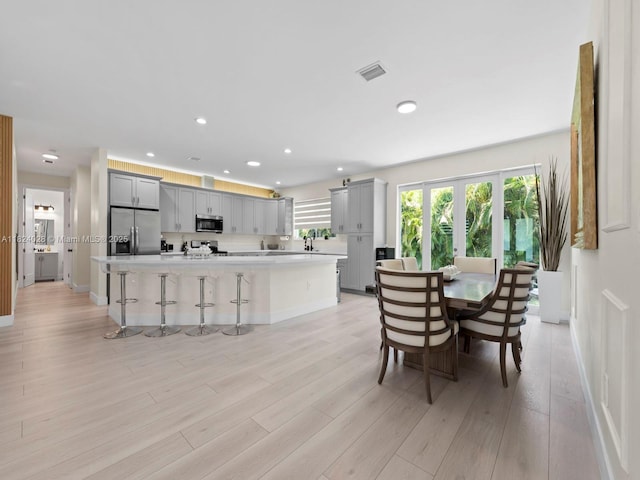 18100 SW 175th St, Miami, FL 33187 - dining room with recessed lighting and light wood-type flooring