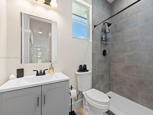 18100 SW 175th St, Miami, FL 33187 - full bathroom featuring vanity and tiled shower