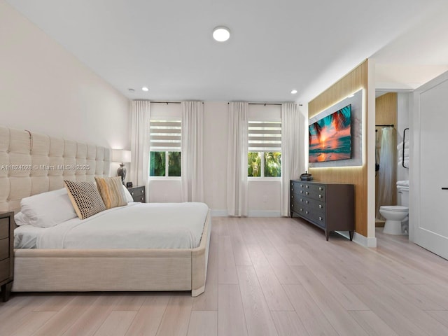 18100 SW 175th St, Miami, FL 33187 - bedroom with recessed lighting, wood finished floors, and connected bathroom