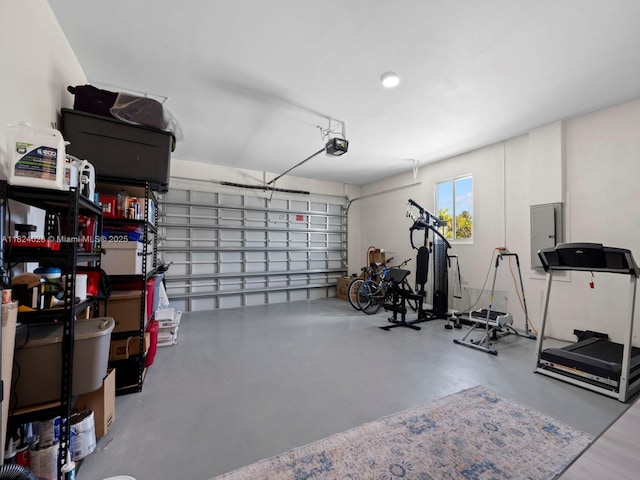 18100 SW 175th St, Miami, FL 33187 - garage with electric panel and a garage door opener