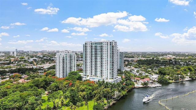 1861 NW S River Dr Unit Ph-01, Miami, FL 33125 - view of urban area featuring a large body of water and a tree filled landscape