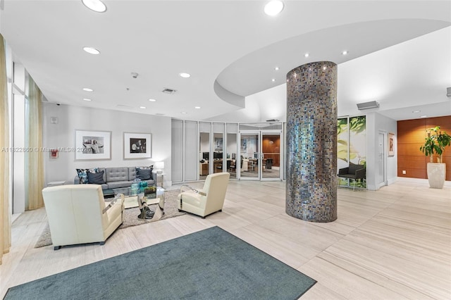 1861 NW S River Dr Unit Ph-01, Miami, FL 33125 - community lobby featuring recessed lighting