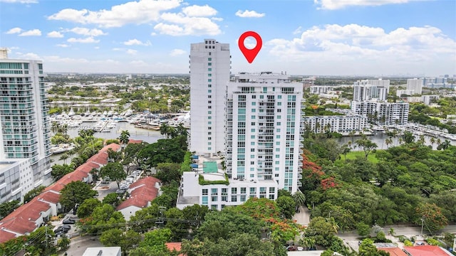 1861 NW S River Dr Unit Ph-01, Miami, FL 33125 - view of property with a water view and a city view