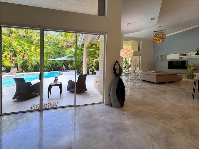 375 Sabal Way, Weston, FL 33326 - living area featuring crown molding