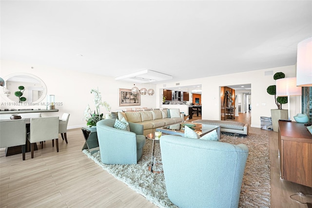2711 S Ocean Dr Unit 3003, Hollywood, FL 33019 - living area featuring light wood-style flooring