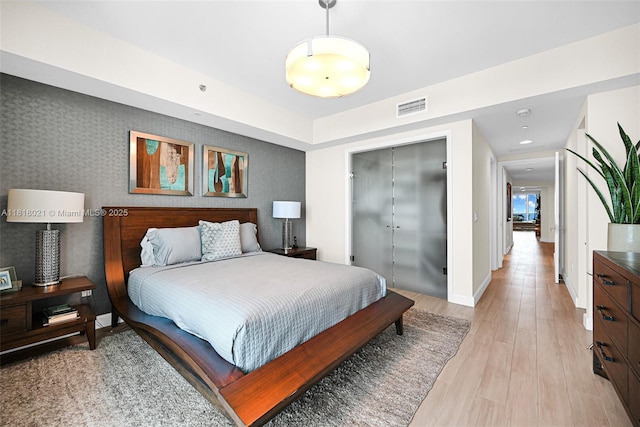 2711 S Ocean Dr Unit 3003, Hollywood, FL 33019 - bedroom featuring a closet and light wood finished floors