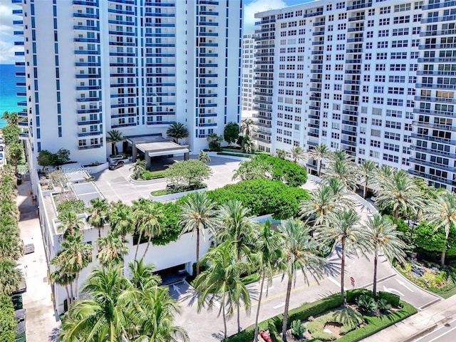 2711 S Ocean Dr Unit 3003, Hollywood, FL 33019 - view of apartment building / complex featuring a city view and a water view