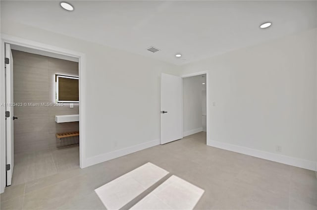 3917 Adams St, Hollywood, FL 33021 - unfurnished bedroom featuring recessed lighting and tile patterned flooring