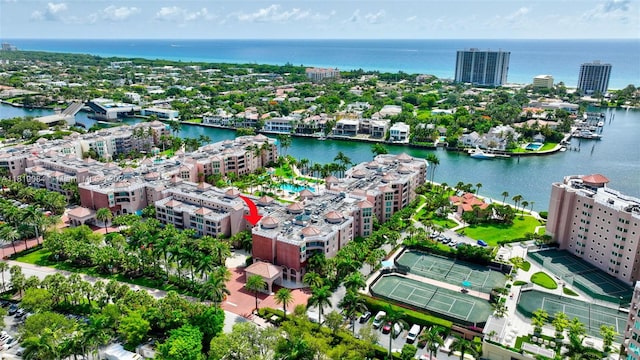 140 SE 5th Ave Unit 438, Boca Raton, FL 33432 - drone / aerial view of a large body of water